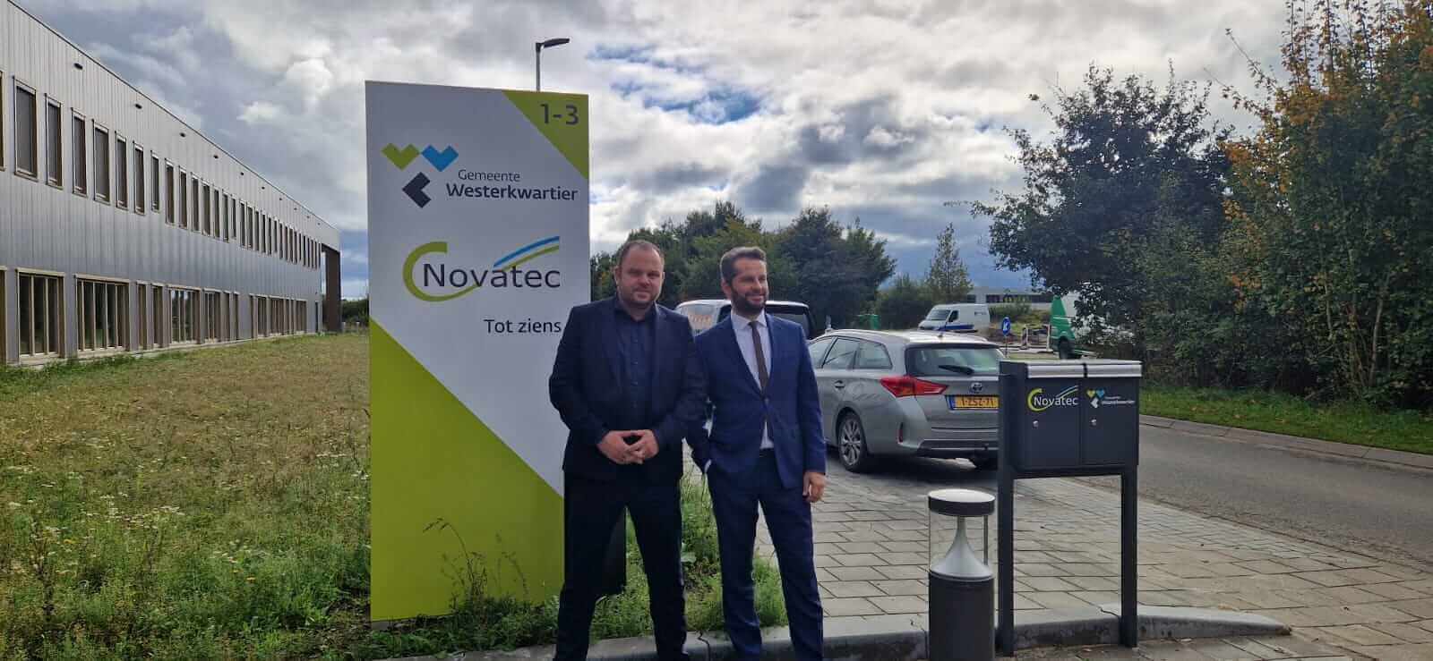 Wethouder Lamberst met André Flach
